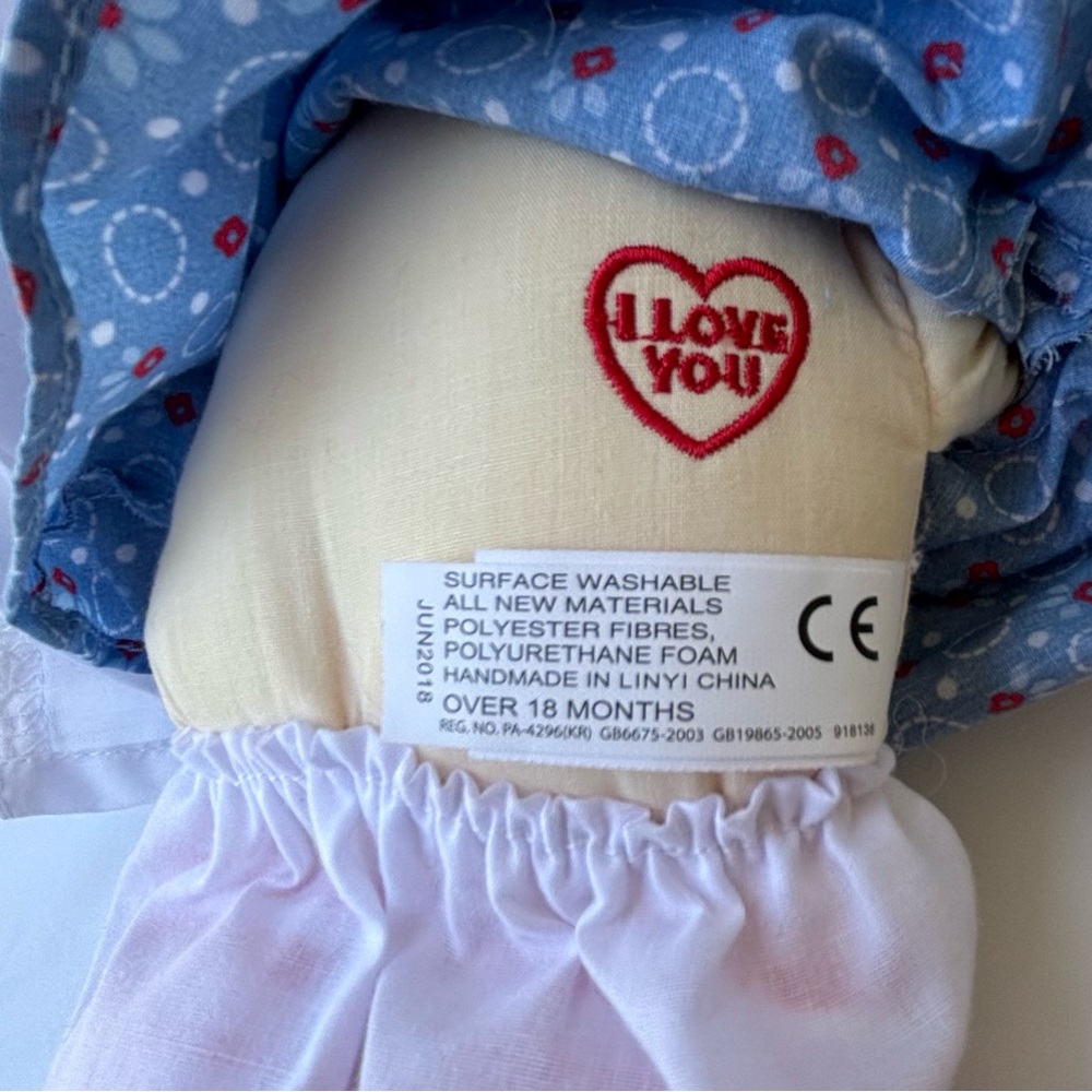 2012 Hand Made by AURORA Classic Timeless Raggedy Ann Doll Embroidered Lace Bows - Picture 13 of 16
